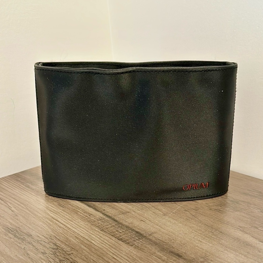 Opium Black Clutch Bag